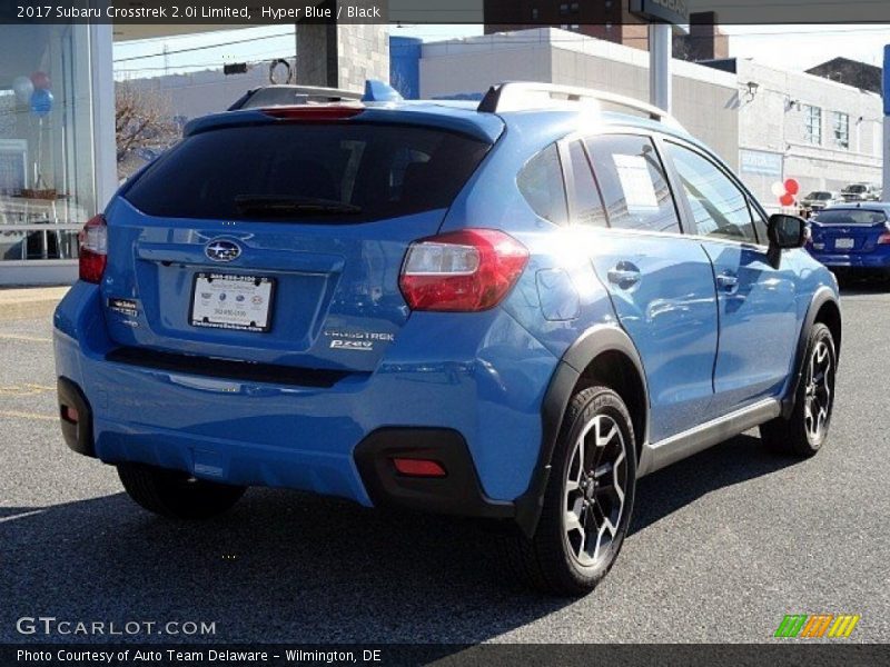 Hyper Blue / Black 2017 Subaru Crosstrek 2.0i Limited