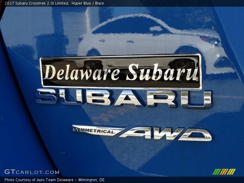 Hyper Blue / Black 2017 Subaru Crosstrek 2.0i Limited