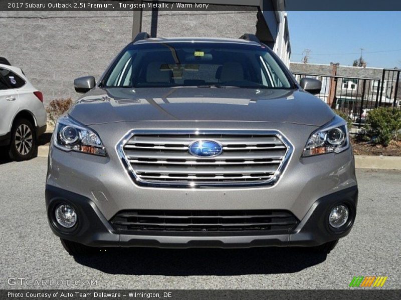 Tungsten Metallic / Warm Ivory 2017 Subaru Outback 2.5i Premium