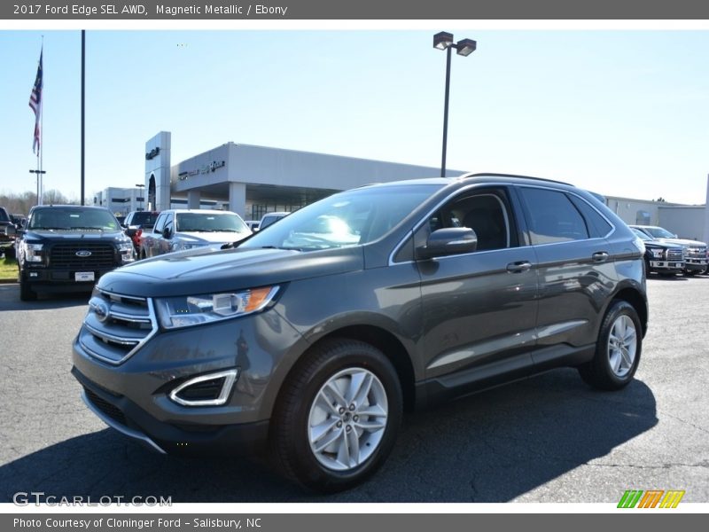 Magnetic Metallic / Ebony 2017 Ford Edge SEL AWD