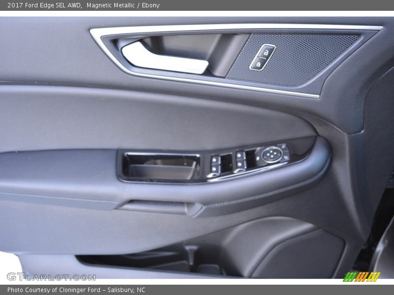 Magnetic Metallic / Ebony 2017 Ford Edge SEL AWD