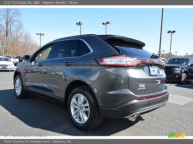 Magnetic Metallic / Ebony 2017 Ford Edge SEL AWD