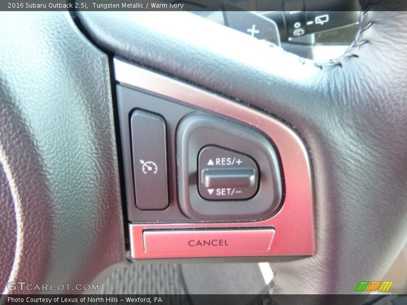 Tungsten Metallic / Warm Ivory 2016 Subaru Outback 2.5i