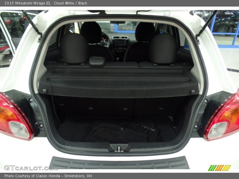 Cloud White / Black 2015 Mitsubishi Mirage ES