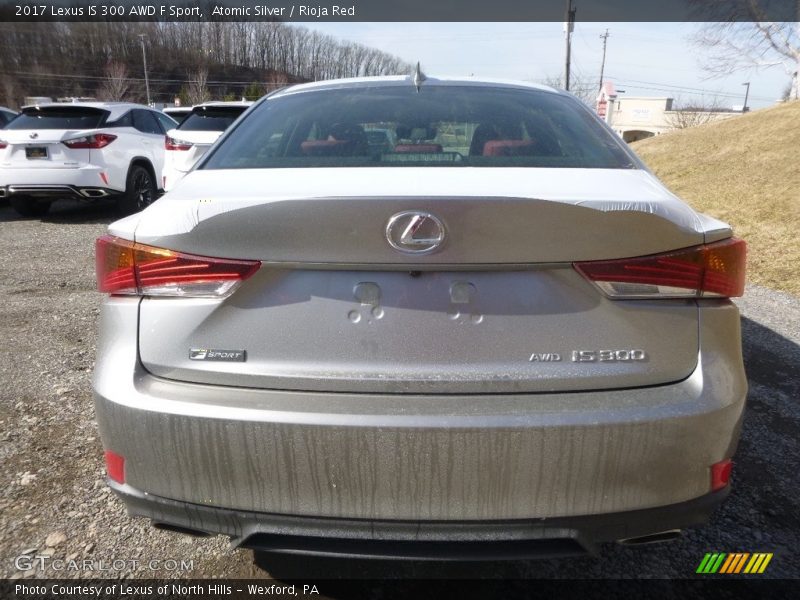 Atomic Silver / Rioja Red 2017 Lexus IS 300 AWD F Sport