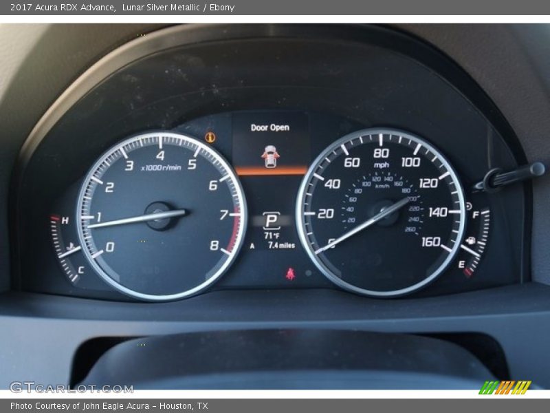 Lunar Silver Metallic / Ebony 2017 Acura RDX Advance