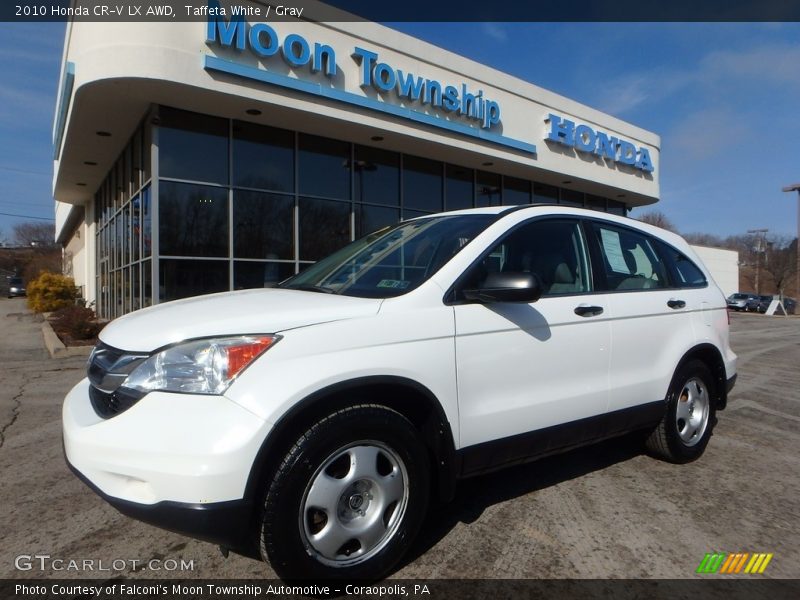 Taffeta White / Gray 2010 Honda CR-V LX AWD