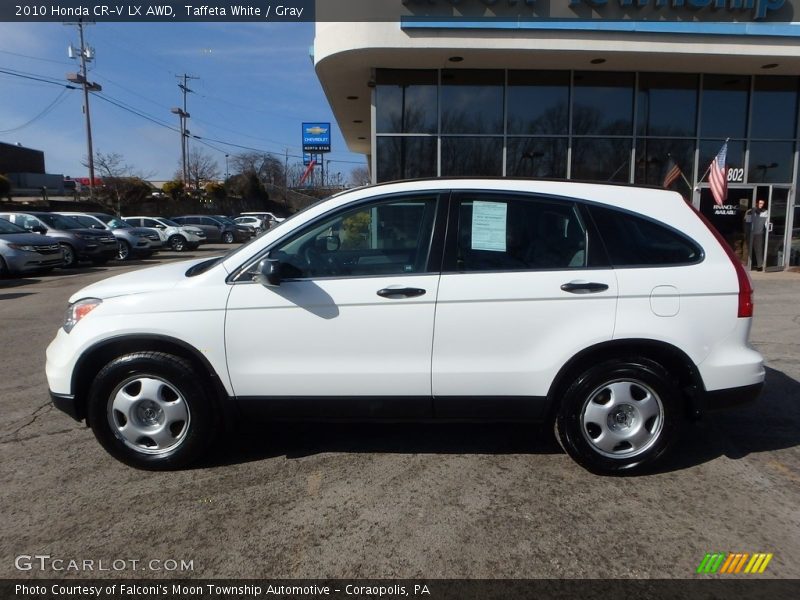 Taffeta White / Gray 2010 Honda CR-V LX AWD