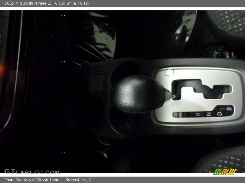 Cloud White / Black 2015 Mitsubishi Mirage ES