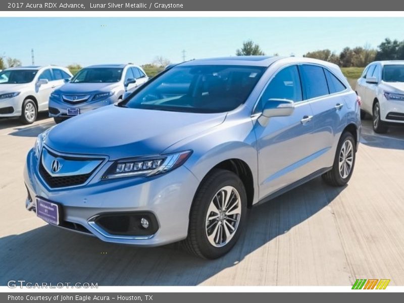 Lunar Silver Metallic / Graystone 2017 Acura RDX Advance