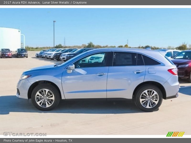 Lunar Silver Metallic / Graystone 2017 Acura RDX Advance
