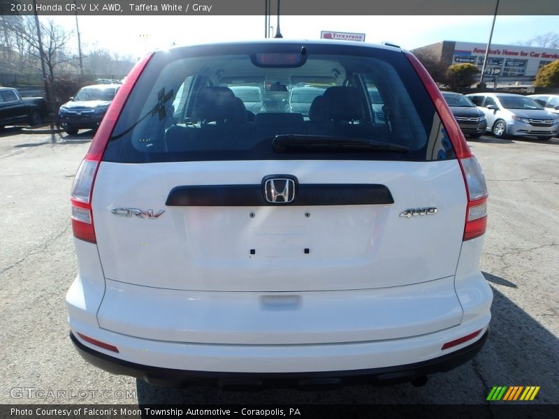 Taffeta White / Gray 2010 Honda CR-V LX AWD