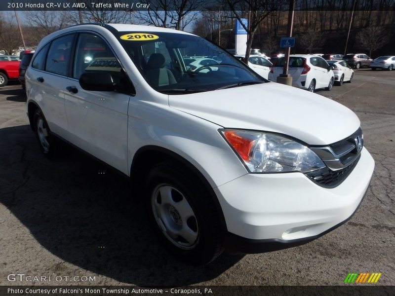 Taffeta White / Gray 2010 Honda CR-V LX AWD