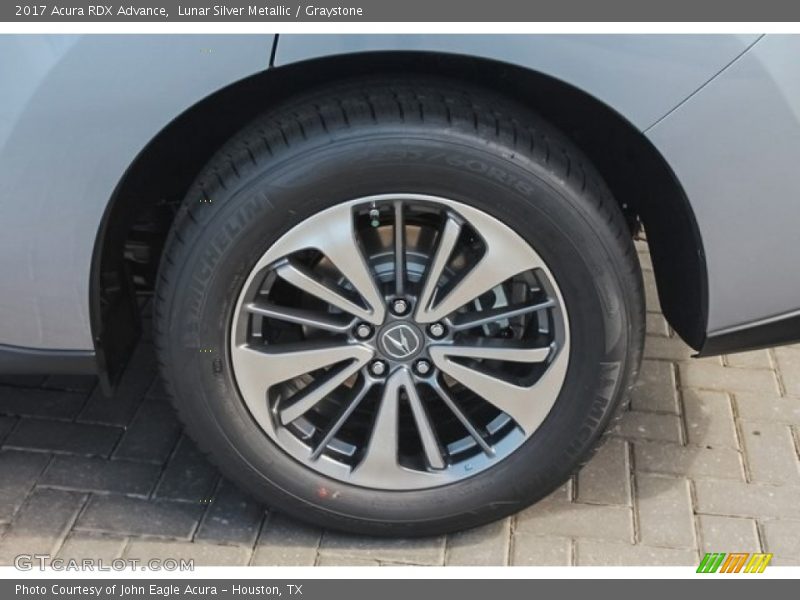 Lunar Silver Metallic / Graystone 2017 Acura RDX Advance