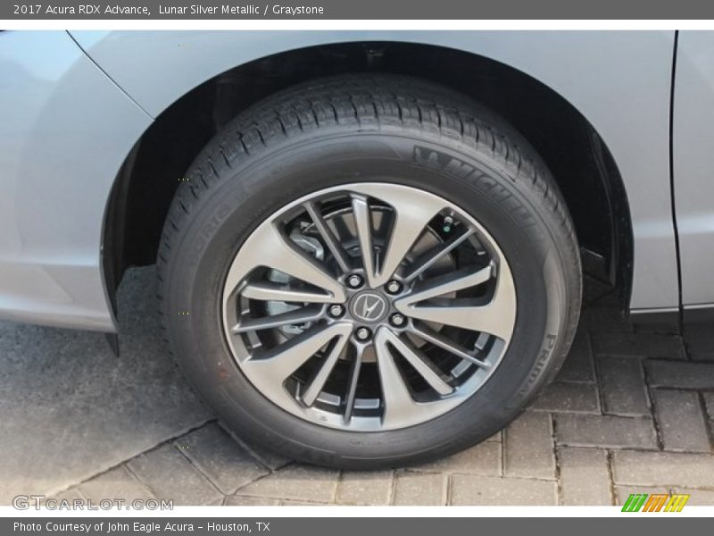 Lunar Silver Metallic / Graystone 2017 Acura RDX Advance