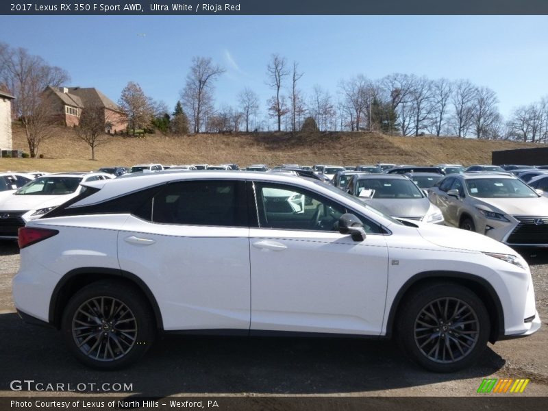 Ultra White / Rioja Red 2017 Lexus RX 350 F Sport AWD