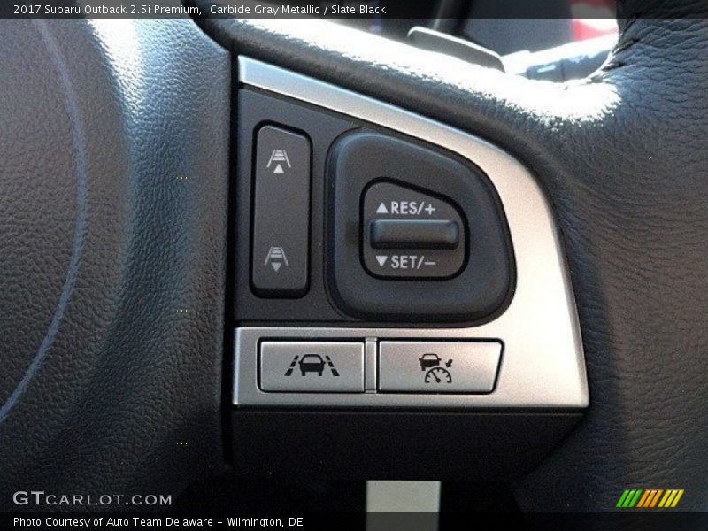 Carbide Gray Metallic / Slate Black 2017 Subaru Outback 2.5i Premium