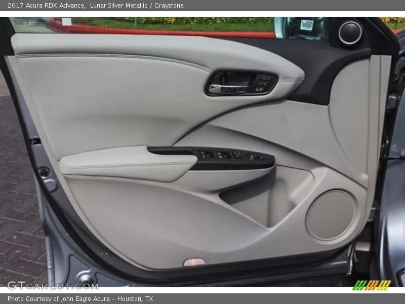 Lunar Silver Metallic / Graystone 2017 Acura RDX Advance
