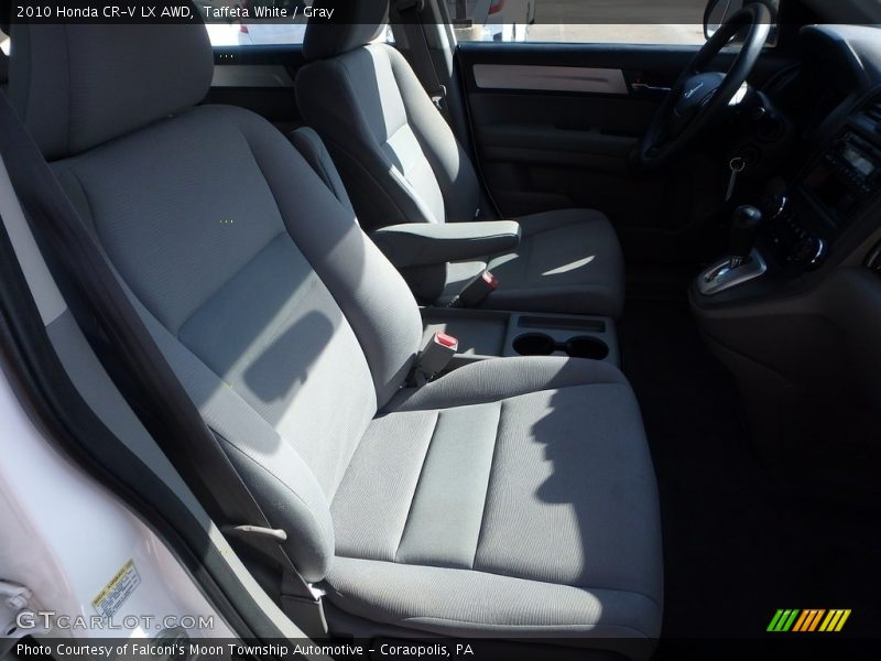 Taffeta White / Gray 2010 Honda CR-V LX AWD