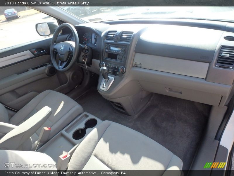Taffeta White / Gray 2010 Honda CR-V LX AWD