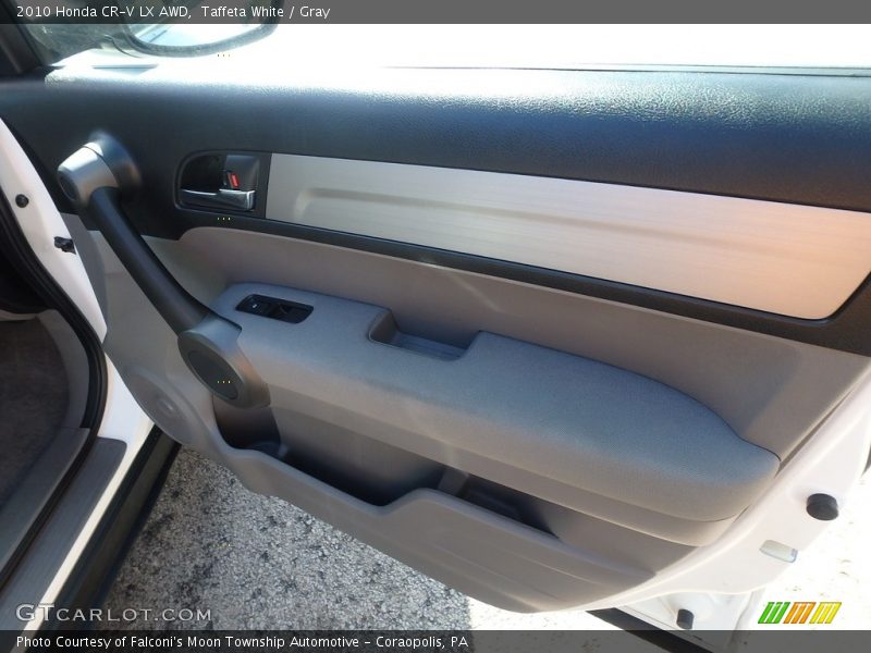 Taffeta White / Gray 2010 Honda CR-V LX AWD