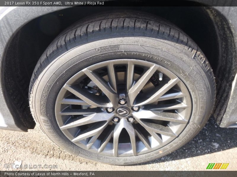 Ultra White / Rioja Red 2017 Lexus RX 350 F Sport AWD