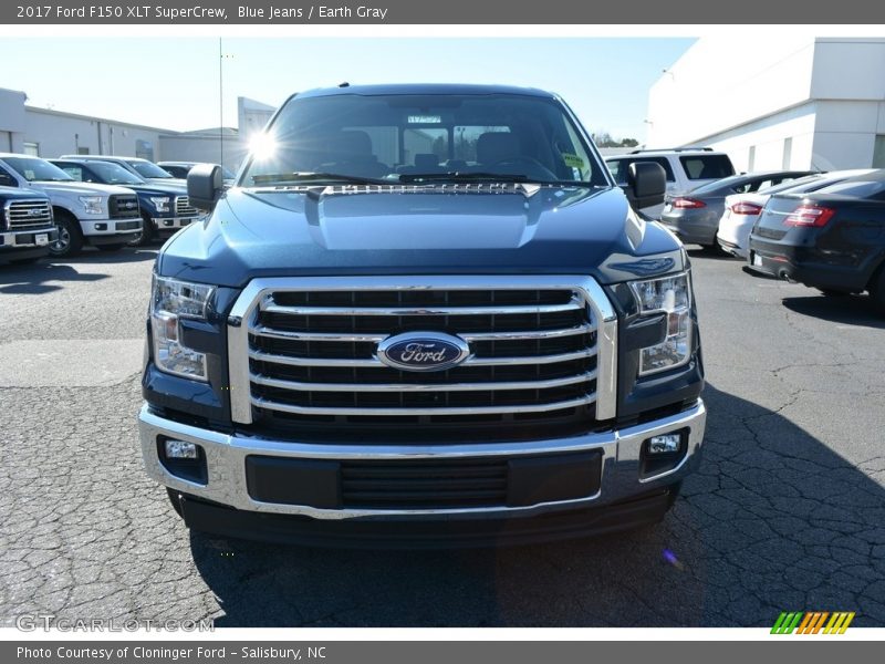 Blue Jeans / Earth Gray 2017 Ford F150 XLT SuperCrew