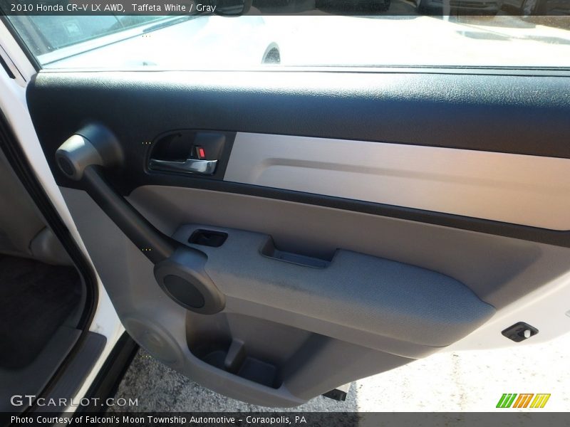 Taffeta White / Gray 2010 Honda CR-V LX AWD