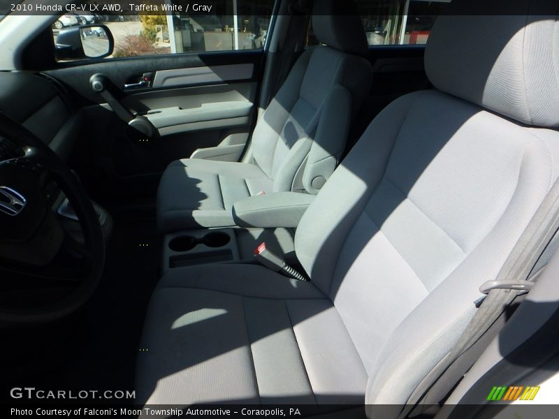 Taffeta White / Gray 2010 Honda CR-V LX AWD