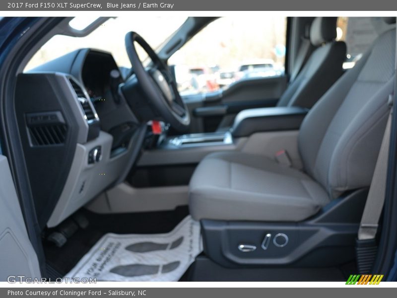 Blue Jeans / Earth Gray 2017 Ford F150 XLT SuperCrew
