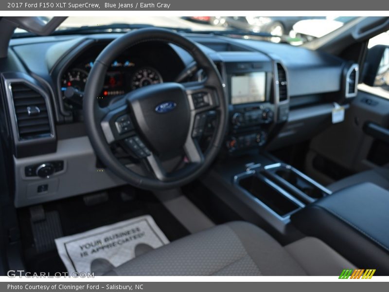 Blue Jeans / Earth Gray 2017 Ford F150 XLT SuperCrew