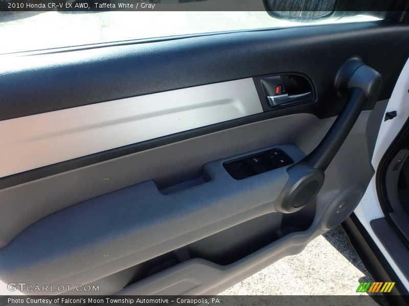 Taffeta White / Gray 2010 Honda CR-V LX AWD