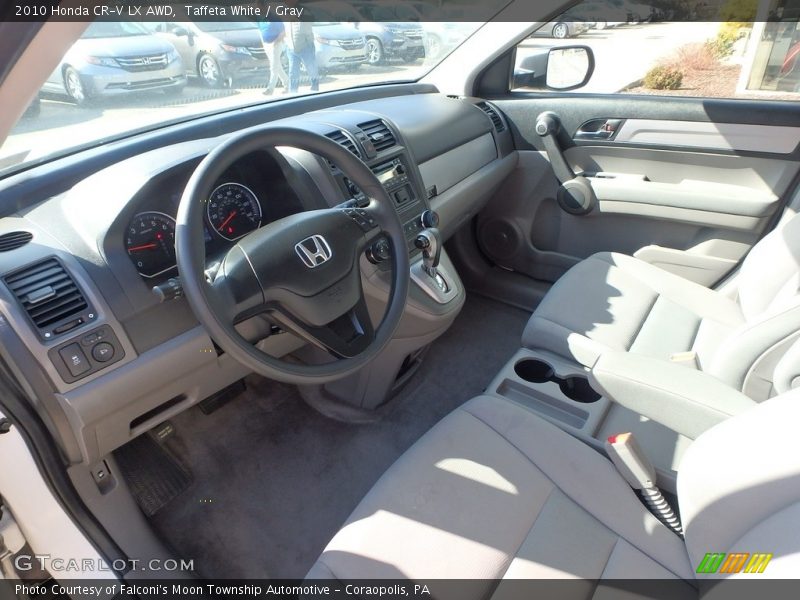 Taffeta White / Gray 2010 Honda CR-V LX AWD