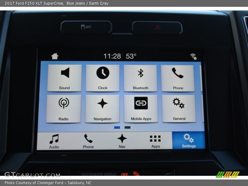 Blue Jeans / Earth Gray 2017 Ford F150 XLT SuperCrew