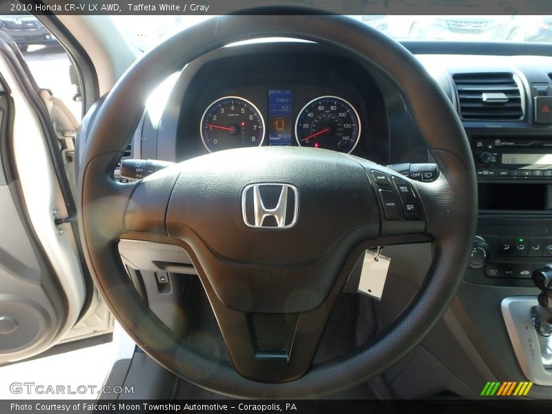 Taffeta White / Gray 2010 Honda CR-V LX AWD