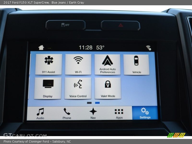 Blue Jeans / Earth Gray 2017 Ford F150 XLT SuperCrew