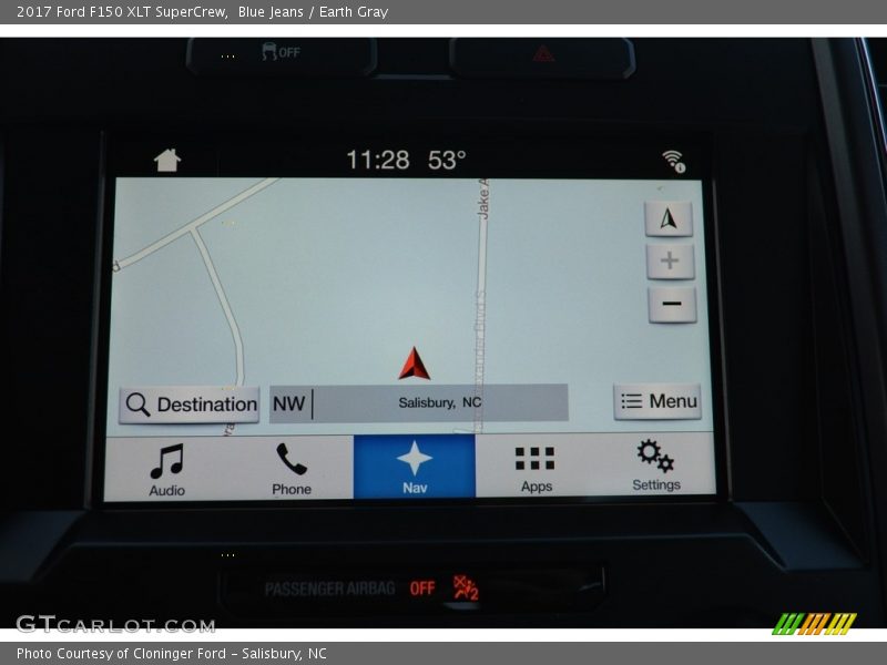 Blue Jeans / Earth Gray 2017 Ford F150 XLT SuperCrew