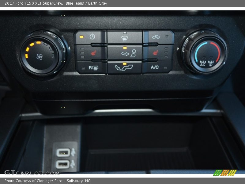 Blue Jeans / Earth Gray 2017 Ford F150 XLT SuperCrew