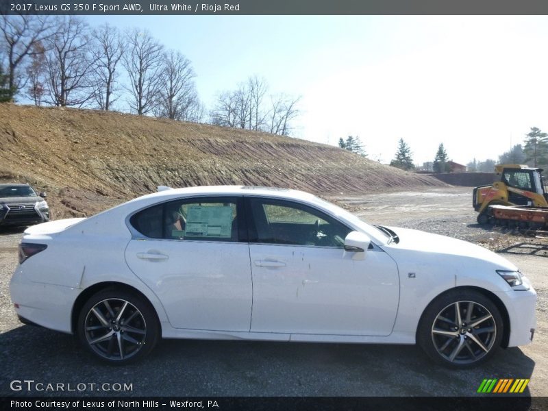 Ultra White / Rioja Red 2017 Lexus GS 350 F Sport AWD
