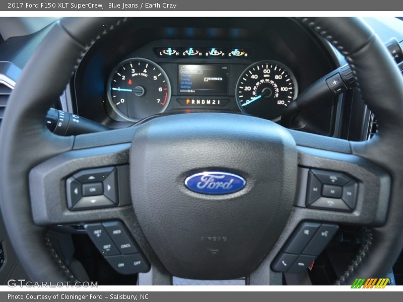 Blue Jeans / Earth Gray 2017 Ford F150 XLT SuperCrew