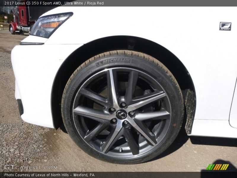 Ultra White / Rioja Red 2017 Lexus GS 350 F Sport AWD