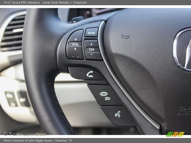 Lunar Silver Metallic / Graystone 2017 Acura RDX Advance