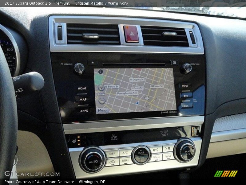 Tungsten Metallic / Warm Ivory 2017 Subaru Outback 2.5i Premium