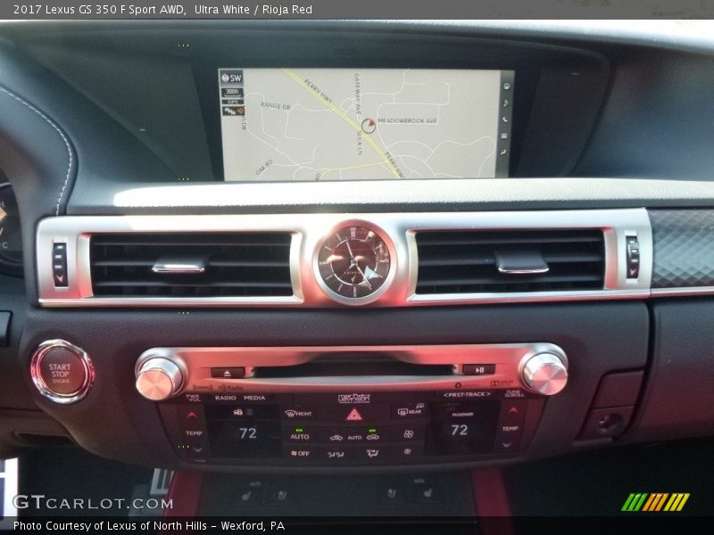 Ultra White / Rioja Red 2017 Lexus GS 350 F Sport AWD