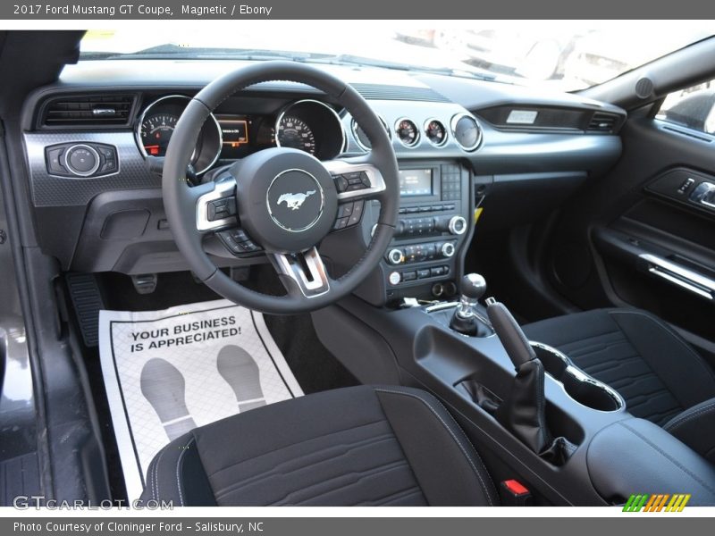  2017 Mustang GT Coupe Ebony Interior