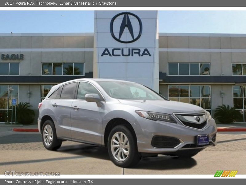 Lunar Silver Metallic / Graystone 2017 Acura RDX Technology