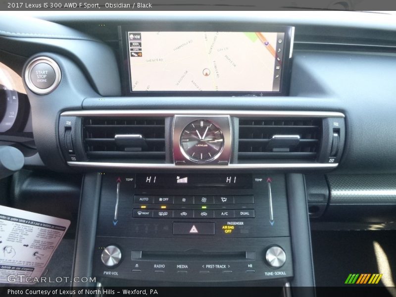 Obsidian / Black 2017 Lexus IS 300 AWD F Sport