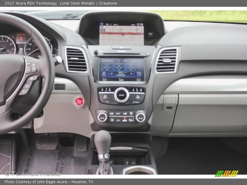 Lunar Silver Metallic / Graystone 2017 Acura RDX Technology