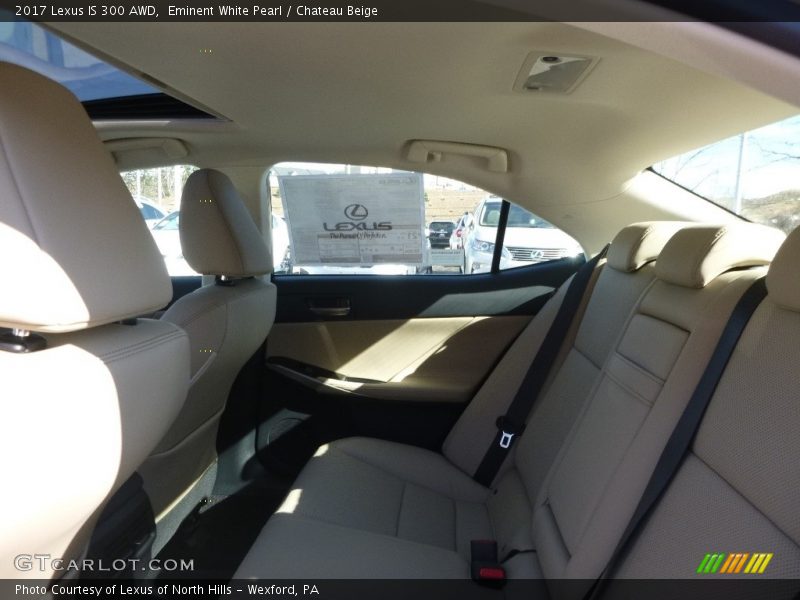 Eminent White Pearl / Chateau Beige 2017 Lexus IS 300 AWD