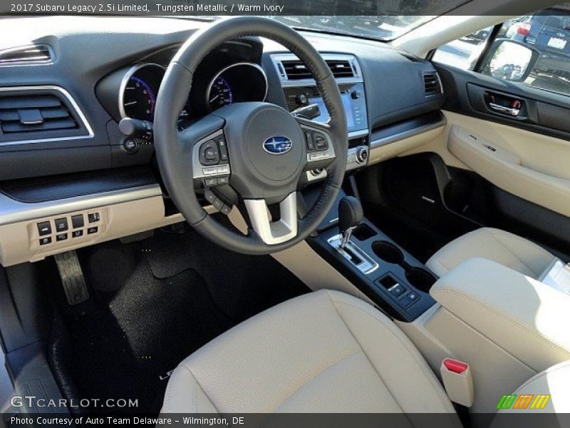 Tungsten Metallic / Warm Ivory 2017 Subaru Legacy 2.5i Limited